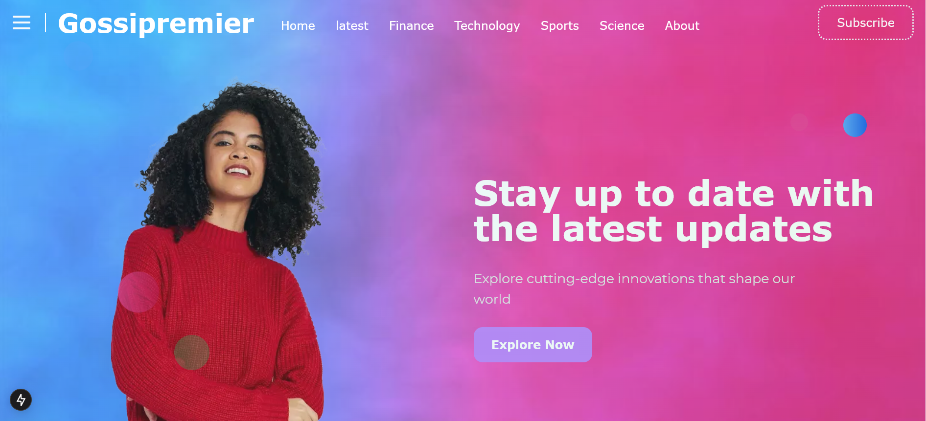 Gossivlogs Blog application